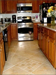 Kitchen renovation photo floor tiles