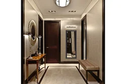 Hallway modern design with mirror