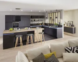 Photo of kitchen living room modern