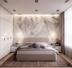 Bedroom one wall ideas photo