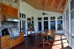 Kitchen On The Terrace Of A Country House Photo