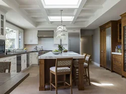 Kitchen design low ceilings