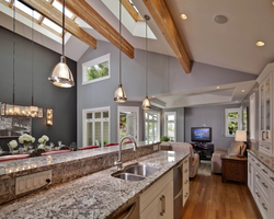 Kitchen design low ceilings