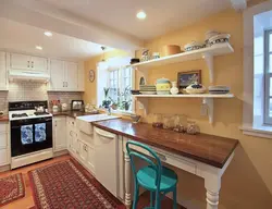 Kitchen design low ceilings