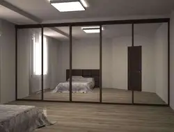 Built-in wardrobe in the bedroom design