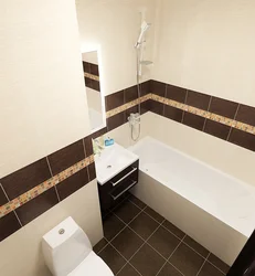 Photo Of A Bathroom In A One-Room Apartment