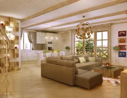 Country style living room photo