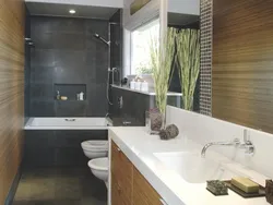 Bathroom 3 by 3 design photo with window