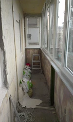 Loggia design photo in panel