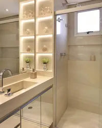 Bathroom cabinets design built-in