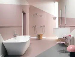 Bathroom Design Gray Pink