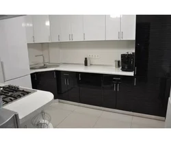 Kitchens black top white bottom photo
