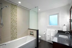 Partition in the bathroom for the toilet photo in the interior
