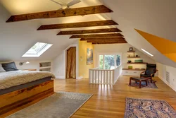 Interior Of A Bedroom In His House On The Second Floor