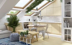 Kitchen interior on the second floor