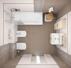 Bathroom Tile Design Two Colors