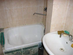 Bathtub in the interior photo