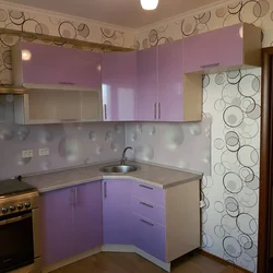 Inexpensive corner kitchens in Khrushchev photo
