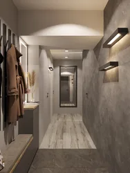 Panel evində koridor dizaynı 9