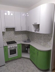 Photo Of Corner Kitchen Units For A 6 Sq M Kitchen