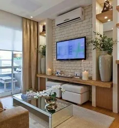 Dedicated area in the living room photo