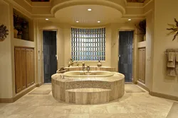 Interyerdə dəyirmi hamam