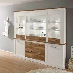 Kitchen sideboard for dishes in a modern style photo