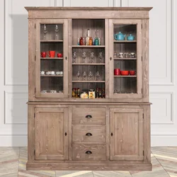 Kitchen sideboard for dishes in a modern style photo