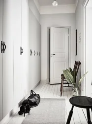 Design black and white hallway