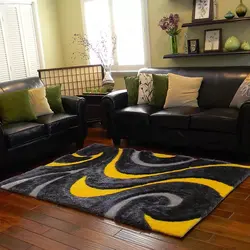 How to choose a carpet for the floor to match the interior of the living room