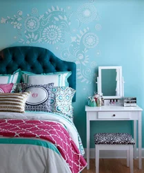 Painting walls in an apartment do-it-yourself bedroom design