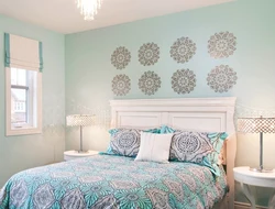 Painting walls in an apartment do-it-yourself bedroom design