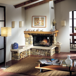 Fireplaces in the living room interior photos with your own