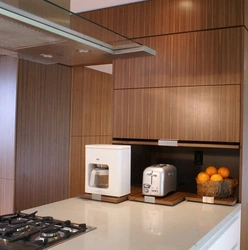 Kitchen how to place household appliances photo