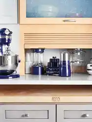 Kitchen how to place household appliances photo