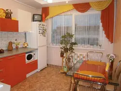 Ошхона афлесун дар сурати дохилӣ бо он пардаҳо