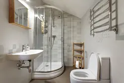 Bathroom with shower photo design in the house