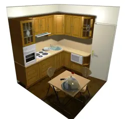 Kitchen in Brezhnevka 6 sq m design