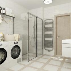 Bathtub with laundry design