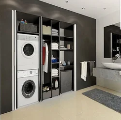 Bathtub with laundry design