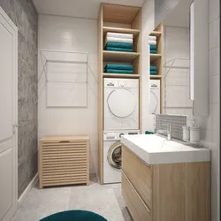 Bathtub with laundry design