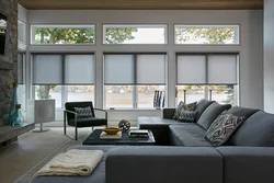 Apartment interior without curtains