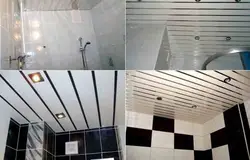 Пластикалық Панельдерден Жасалған Ванна Төбесінің Қадамдық Фотосуреті