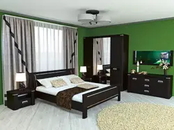 Wenge Palıd Yataq Otağı Fotoşəkili