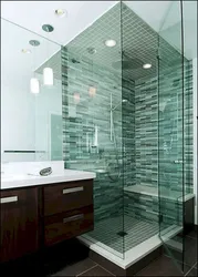 Glass bathroom design