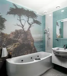 Bathroom design with panels