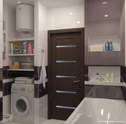 Bathroom design 4kv combined with toilet