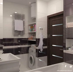 Bathroom design 4kv combined with toilet