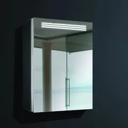 Bathroom Cabinet With Mirror With Lighting Photo