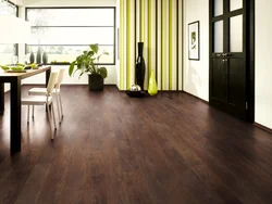 Choose the color of the floor in the kitchen interior